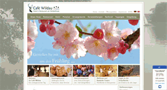 Desktop Screenshot of cafe-wildau.de